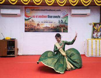80th Independence day celebration MDS University, Ajmer